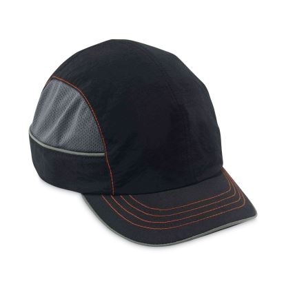Skullerz 8950XL XL Bump Cap Hat, Short Brim, Black, Ships in 1-3 Business Days1