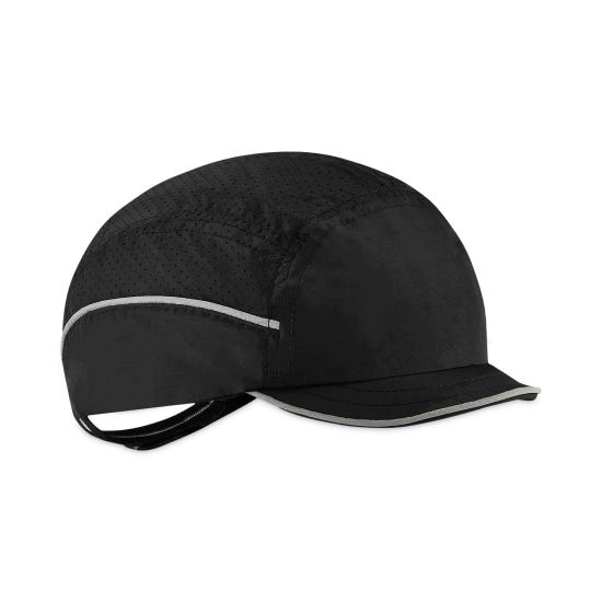 Skullerz 8955 Lightweight Bump Cap Hat, Micro Brom, Black, Ships in 1-3 Business Days1