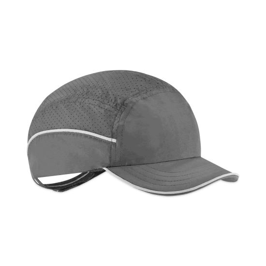 Skullerz 8955 Lightweight Bump Cap Hat, Short Brim, Black, Ships in 1-3 Business Days1