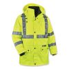 GloWear 8385 Class 3 Hi-Vis 4-in-1 Jacket, Large, Lime, Ships in 1-3 Business Days1