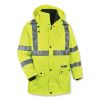 GloWear 8385 Class 3 Hi-Vis 4-in-1 Jacket, 4X-Large, Lime, Ships in 1-3 Business Days1