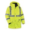 GloWear 8385 Class 3 Hi-Vis 4-in-1 Jacket, 5X-Large, Lime, Ships in 1-3 Business Days1