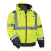 GloWear 8379 Class 3 Hi-Vis Fleece Lined Bomber Jacket, Lime, 2X-Large, Ships in 1-3 Business Days1