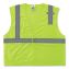 GloWear 8210HL-S Single Size Class 2 Economy Mesh Vest, Polyester, X-Large, Lime, Ships in 1-3 Business Days1