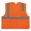 GloWear 8210HL-S Single Size Class 2 Economy Mesh Vest, Polyester, Small, Orange, Ships in 1-3 Business Days1
