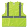 GloWear 8215BA-S Single Size Class 2 Economy Breakaway Mesh Vest, Polyester, X-Large, Lime, Ships in 1-3 Business Days1