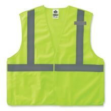 GloWear 8215BA-S Single Size Class 2 Economy Breakaway Mesh Vest, Polyester, 5X-Large, Lime, Ships in 1-3 Business Days1