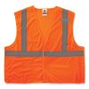 GloWear 8215BA-S Single Size Class 2 Economy Breakaway Mesh Vest, Polyester, Small, Orange, Ships in 1-3 Business Days1