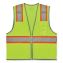 GloWear 8246Z-S Single Size Class 2 Two-Tone Mesh Vest, Polyester, 2X-Large, Lime, Ships in 1-3 Business Days1
