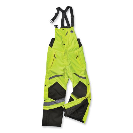GloWear 8928 Class E Hi-Vis Insulated Bibs, 4X-Large, Lime, Ships in 1-3 Business Days1