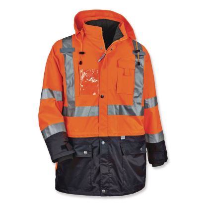 GloWear 8388 Class 3/2 Hi-Vis Thermal Jacket Kit, 3X-Large, Orange, Ships in 1-3 Business Days1