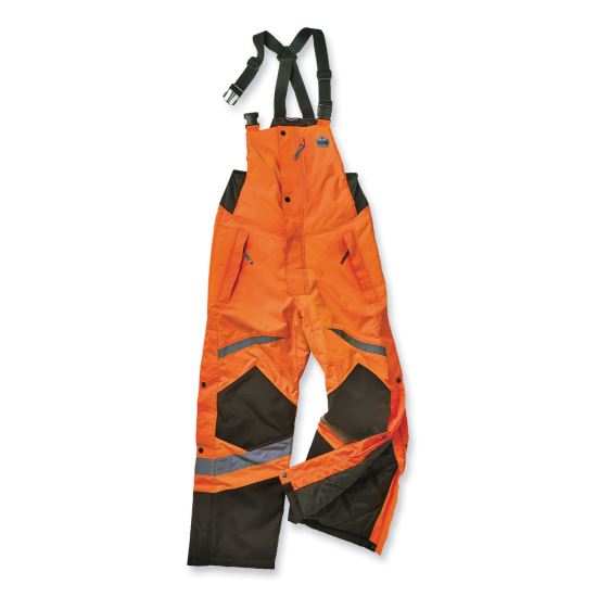 GloWear 8928 Class E Hi-Vis Insulated Bibs, Small, Orange, Ships in 1-3 Business Days1