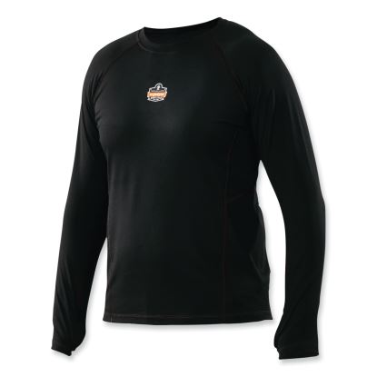 N-Ferno 6435 Midweight Long Sleeve Base Layer Shirt, 3X-Large, Black, Ships in 1-3 Business Days1