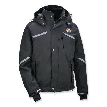 N-Ferno 6466 Thermal Jacket with 500D Nylon Shell, 2X-Large, Black, Ships in 1-3 Business Days1