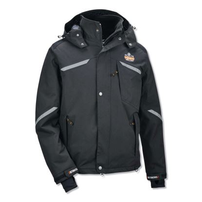 N-Ferno 6466 Thermal Jacket with 500D Nylon Shell, 3X-Large, Black, Ships in 1-3 Business Days1