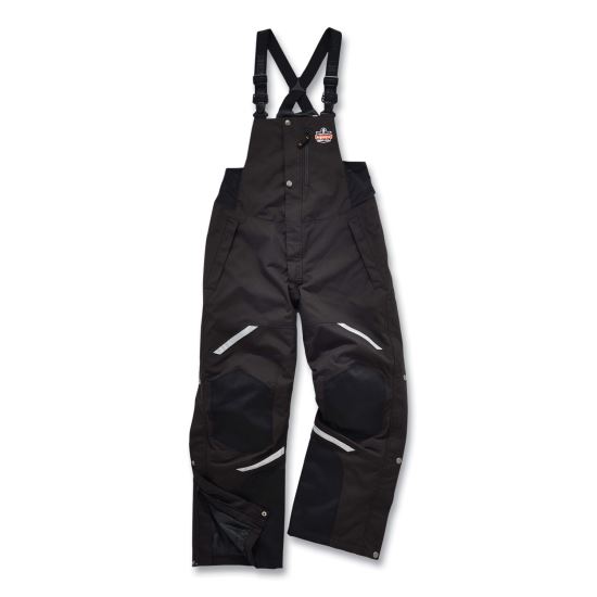 N-Ferno 6471 Thermal Bibs with 500D Nylon Shell, Small, Black, Ships in 1-3 Business Days1
