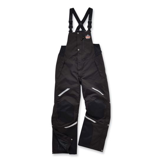 N-Ferno 6471 Thermal Bibs with 500D Nylon Shell, Large, Black, Ships in 1-3 Business Days1
