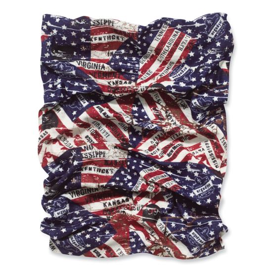 Chill-Its 6485 Multi-Band, Polyester, One Size Fits Most, Stars and Stripes, Ships in 1-3 Business Days1