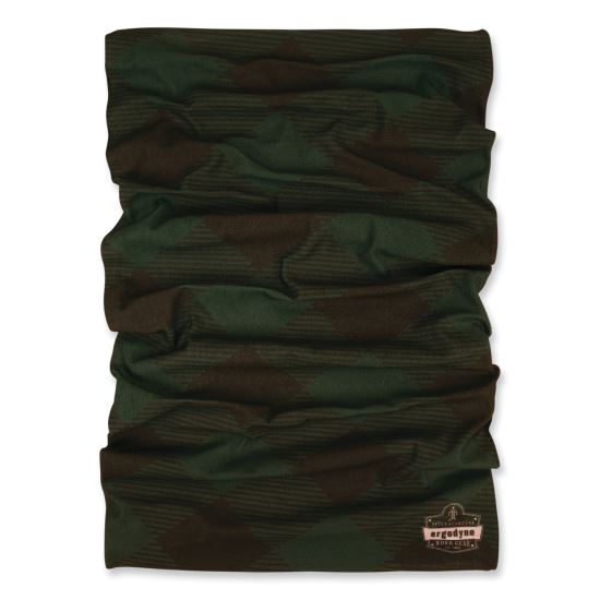 Chill-Its 6485 Multi-Band, Polyester, One Size Fits Most, Green Buffalo Plaid, Ships in 1-3 Business Days1