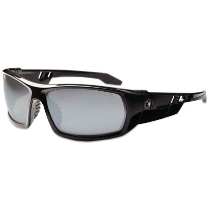 Skullerz Odin Safety Glasses, Black Frame/Silver Lens, Nylon/Polycarb, Ships in 1-3 Business Days1