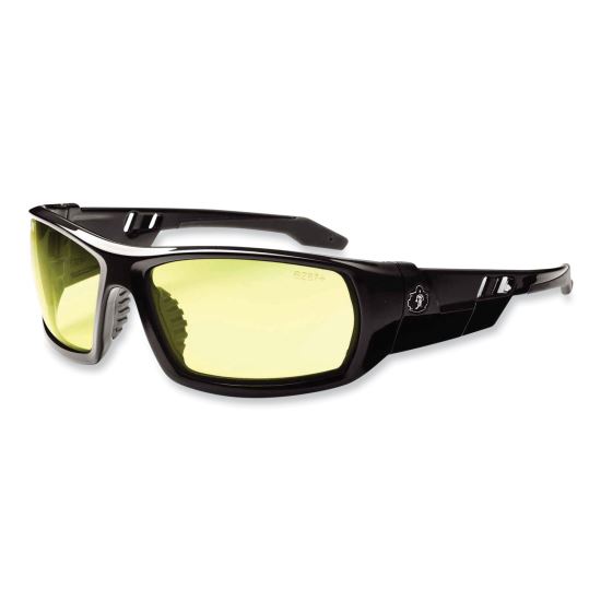 Skullerz Odin Safety Glasses, Black Nylon Impact Frame, Yellow Polycarbonate Lens, Ships in 1-3 Business Days1