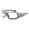 Skullerz Odin Safety Glasses, Matte Gray Nylon Impact Frame, Clear Polycarbonate Lens, Ships in 1-3 Business Days1