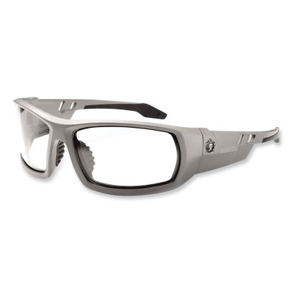 Skullerz Odin Safety Glasses, Matte Gray Nylon Impact Frame, Clear Polycarbonate Lens, Ships in 1-3 Business Days1