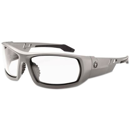 Skullerz Odin Safety Glasses, Gray Frame/Clear Lens, Anti-Fog, Nylon/Polycarb, Ships in 1-3 Business Days1