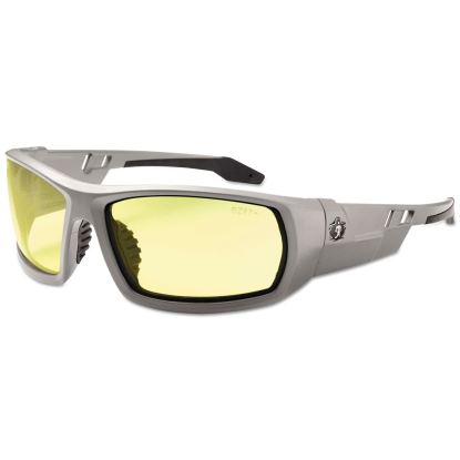 Skullerz Odin Safety Glasses, Gray Frame/Yellow Lens, Nylon/Polycarb, Ships in 1-3 Business Days1