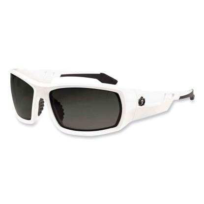 Skullerz Odin Safety Glasses, White Nylon Impact Frame, Smoke Polycarbonate Lens, Ships in 1-3 Business Days1