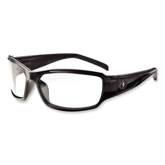 Skullerz Thor Safety Glasses, Black Nylon Impact Frame, Clear Polycarbonate Lens, Ships in 1-3 Business Days1