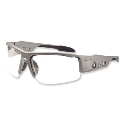 Skullerz Dagr Safety Glasses, Matte Gray Nylon Impact Frame, Anti-Fog Clear Polycarbonate Lens, Ships in 1-3 Business Days1