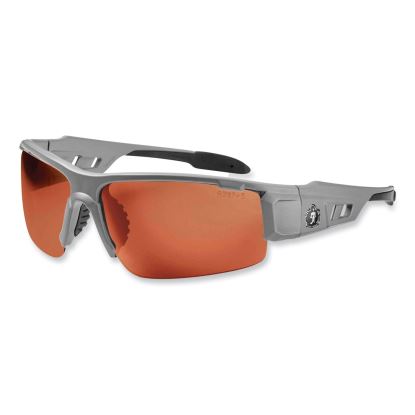 Skullerz Dagr Safety Glasses, Matte Gray Nylon Impact Frame, Polarized Copper Polycarbonate Lens, Ships in 1-3 Business Days1