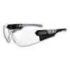 Skullerz Saga Frameless Safety Glasses, Matte Black Nylon Impact Frame, Clear Polycarbonate Lens, Ships in 1-3 Business Days1