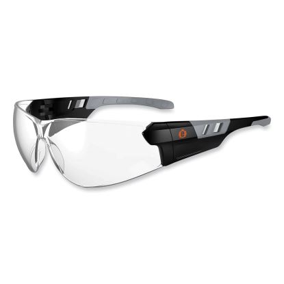 Skullerz Saga Frameless Safety Glasses, Matte Black Nylon Impact Frame, Clear Polycarbonate Lens, Ships in 1-3 Business Days1