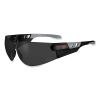Skullerz Saga Frameless Safety Glasses, Matte Black Nylon Impact Frame, Smoke Polycarbonate Lens, Ships in 1-3 Business Days1