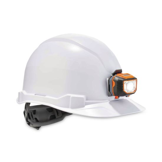Skullerz 8970LED Class E Hard Hat Cap Style with LED Light, White, Ships in 1-3 Business Days1