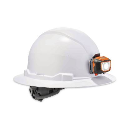 Skullerz 8971LED Class E Hard Hat Full Brim with LED Light, White, Ships in 1-3 Business Days1