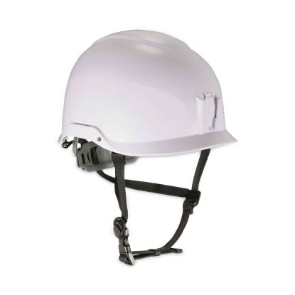 Skullerz 8974 Class E Safety Helmet, 6-Point Ratchet Suspension, White, Ships in 1-3 Business Days1
