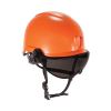 Skullerz 8974V Class E Safety Helmet w/8991 Visor Kit, Smoke Lens, 6-Pt Ratchet Suspension, Orange,Ships in 1-3 Business Days1