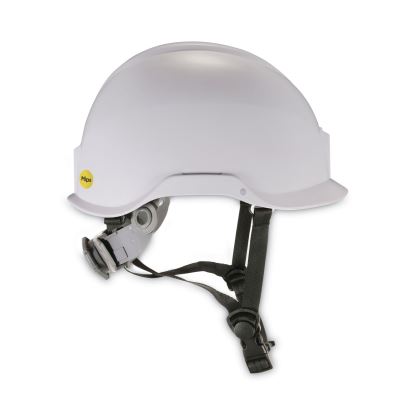 Skullerz 8974-MIPS Class E Safety Helmet with MIPS Elevate Ratchet Suspension, White, Ships in 1-3 Business Days1