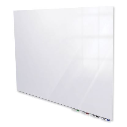 Aria Low Profile Magnetic Glass Whiteboard, 120 x 48, White Surface, Ships in 7-10 Business Days1