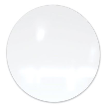 Coda Low Profile Circular Magnetic Glassboard, 24 Diameter, White Surface, Ships in 7-10 Business Days1