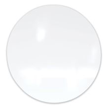 Coda Low Profile Circular Magnetic Glassboard, 36 Diameter, White Surface, Ships in 7-10 Business Days1