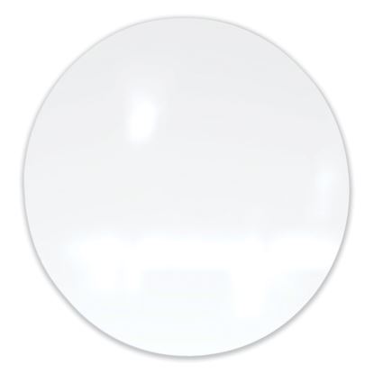 Coda Low Profile Circular Magnetic Glassboard, 36 Diameter, White Surface, Ships in 7-10 Business Days1