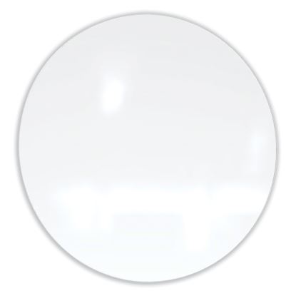 Coda Low Profile Circular Magnetic Glassboard, 48 Diameter, White Surface, Ships in 7-10 Business Days1