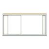 Horizontal Sliding Porcelain Magnetic Whiteboard, 144 x 48, White Surface, Satin Aluminum Frame, Ships in 7-10 Business Days1