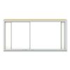 Horizontal Sliding Porcelain Magnetic Whiteboard, 72 x 48, White Surface, Satin Aluminum Frame, Ships in 7-10 Business Days1