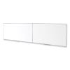 Magnetic Porcelain Whiteboard with Satin Aluminum Frame, 193 x 48.5, White Surface, Ships in 7-10 Business Days1