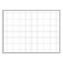 Non-Magnetic Whiteboard with Aluminum Frame, 120.63 x 48.63, White Surface, Satin Aluminum Frame, Ships in 7-10 Business Days1